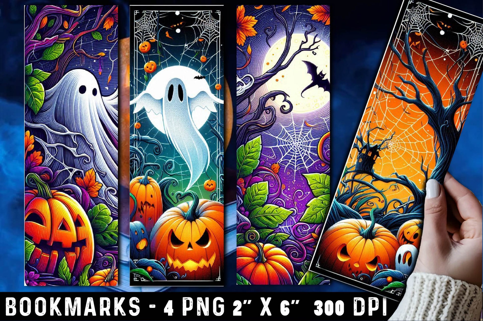 Halloween Bookmarks 1 Bundle - CraftNest - Digital Crafting and Art