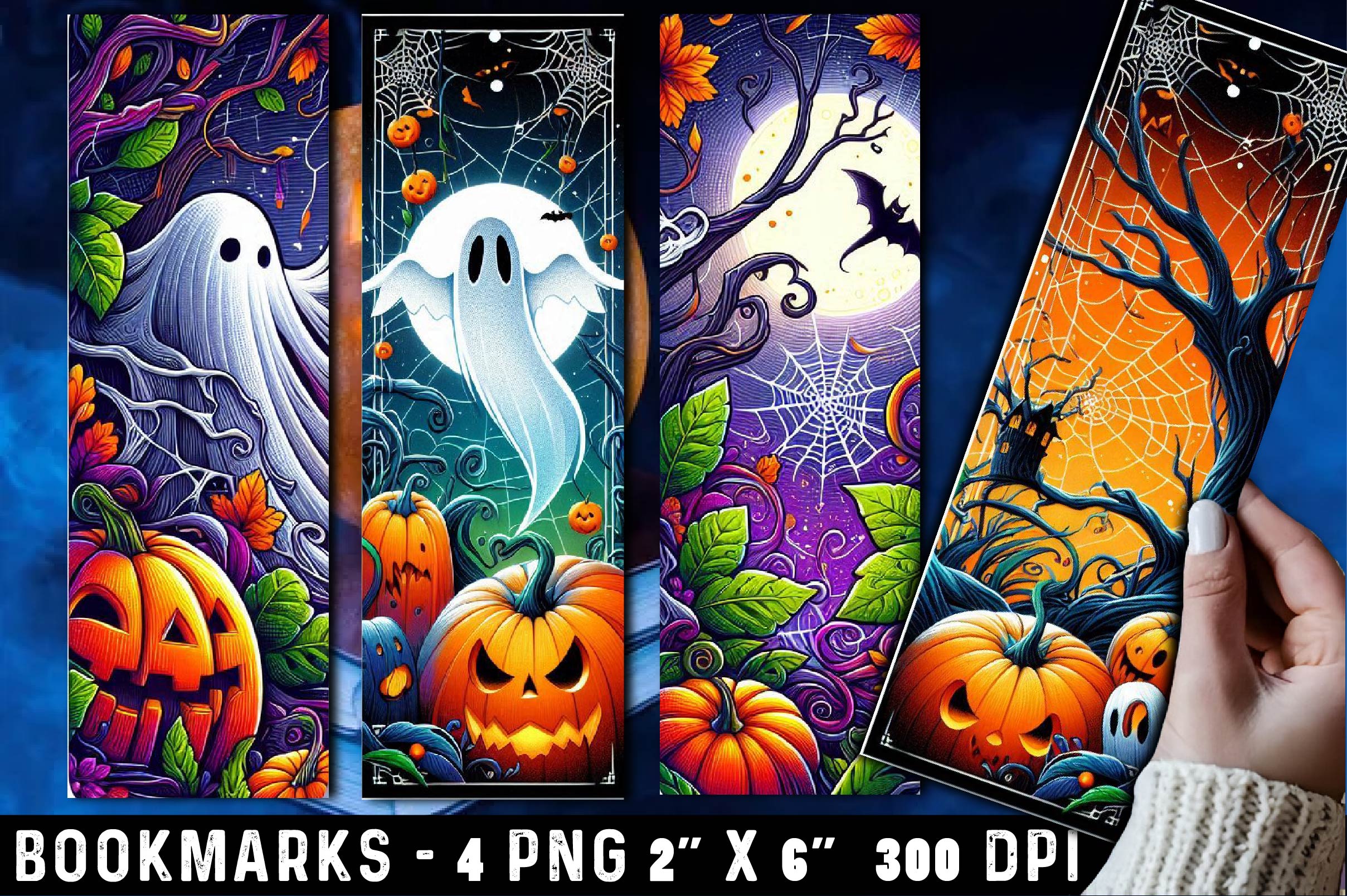 Halloween Bookmarks 1 Bundle - CraftNest - Digital Crafting and Art