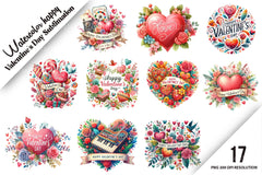 Valentine's Day Clipart Bundle 99 - CraftNest - Digital Crafting and Art