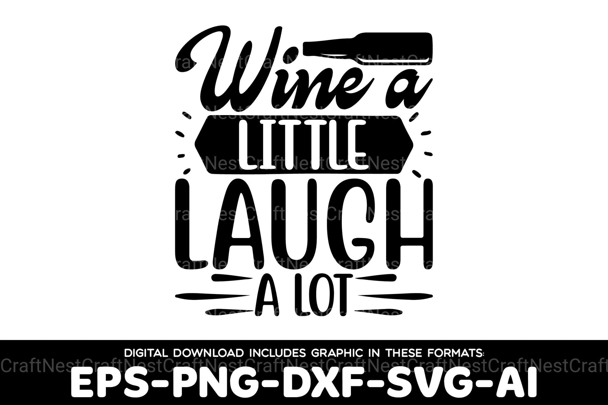 Wine SVG Bundle - CraftNest - Digital Crafting and Art