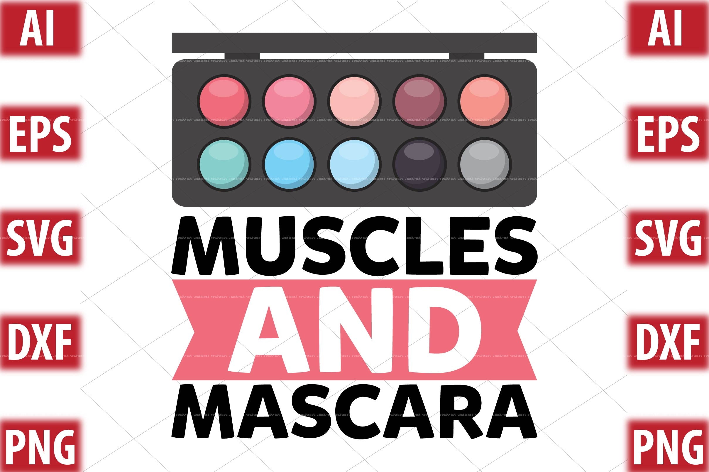 Makeup Design SVG Bundle 5