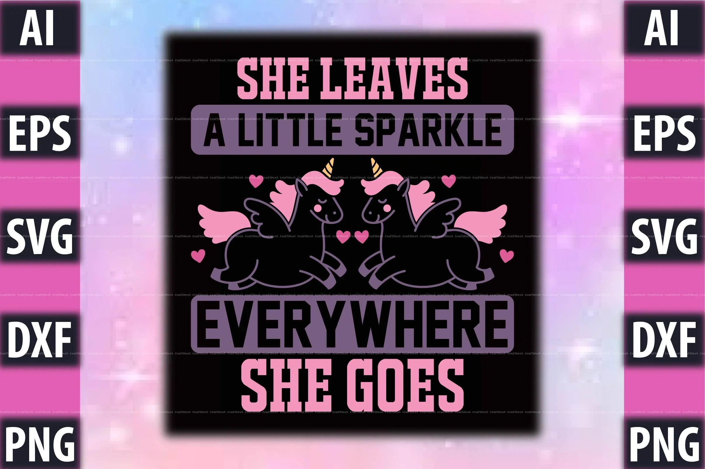 Unicorn T-Shirt Design SVG Bundle 1 - CraftNest - Digital Crafting and Art