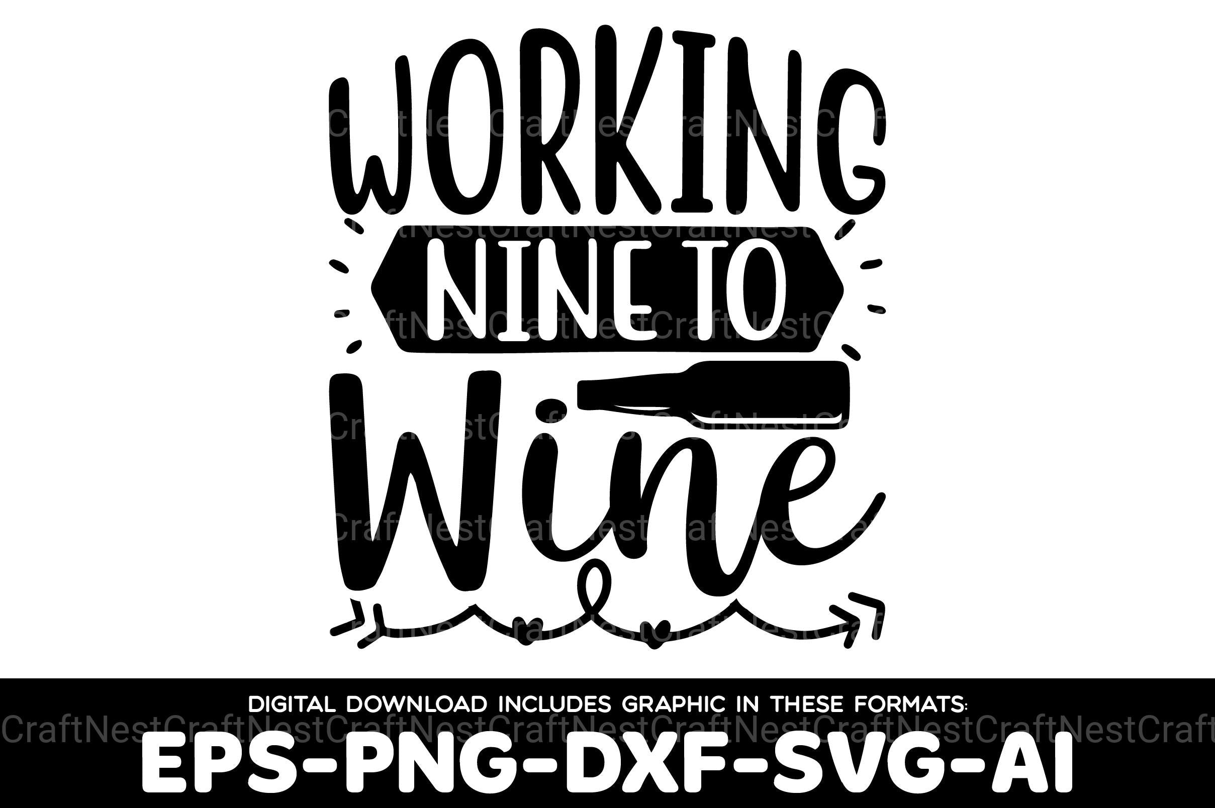 Wine SVG Bundle 2 - CraftNest - Digital Crafting and Art