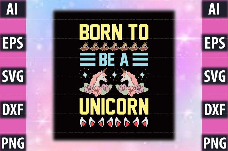 Unicorn T-Shirt Design SVG Bundle 1 - CraftNest - Digital Crafting and Art