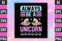 Unicorn T-Shirt Design SVG Bundle 1 - CraftNest - Digital Crafting and Art