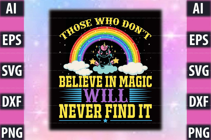 Unicorn T-Shirt Design SVG Bundle 1 - CraftNest - Digital Crafting and Art