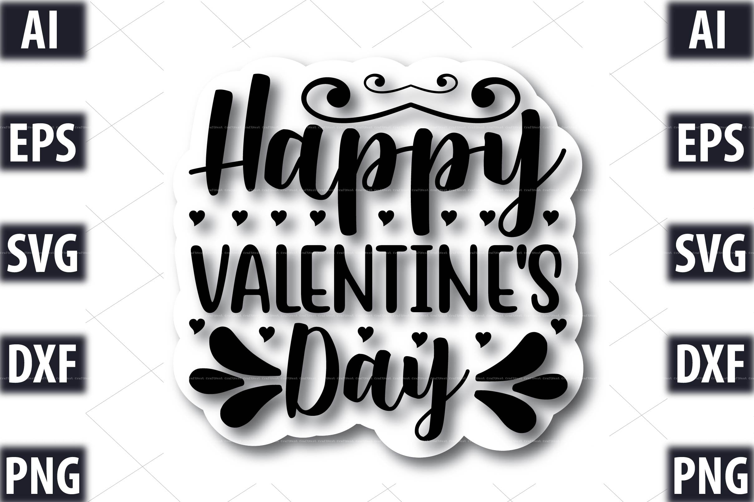 Valentine's Day Stitcher SVG Bundle