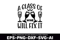 Wine SVG Bundle 4 - CraftNest - Digital Crafting and Art