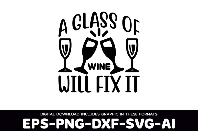Wine SVG Bundle 4 - CraftNest - Digital Crafting and Art