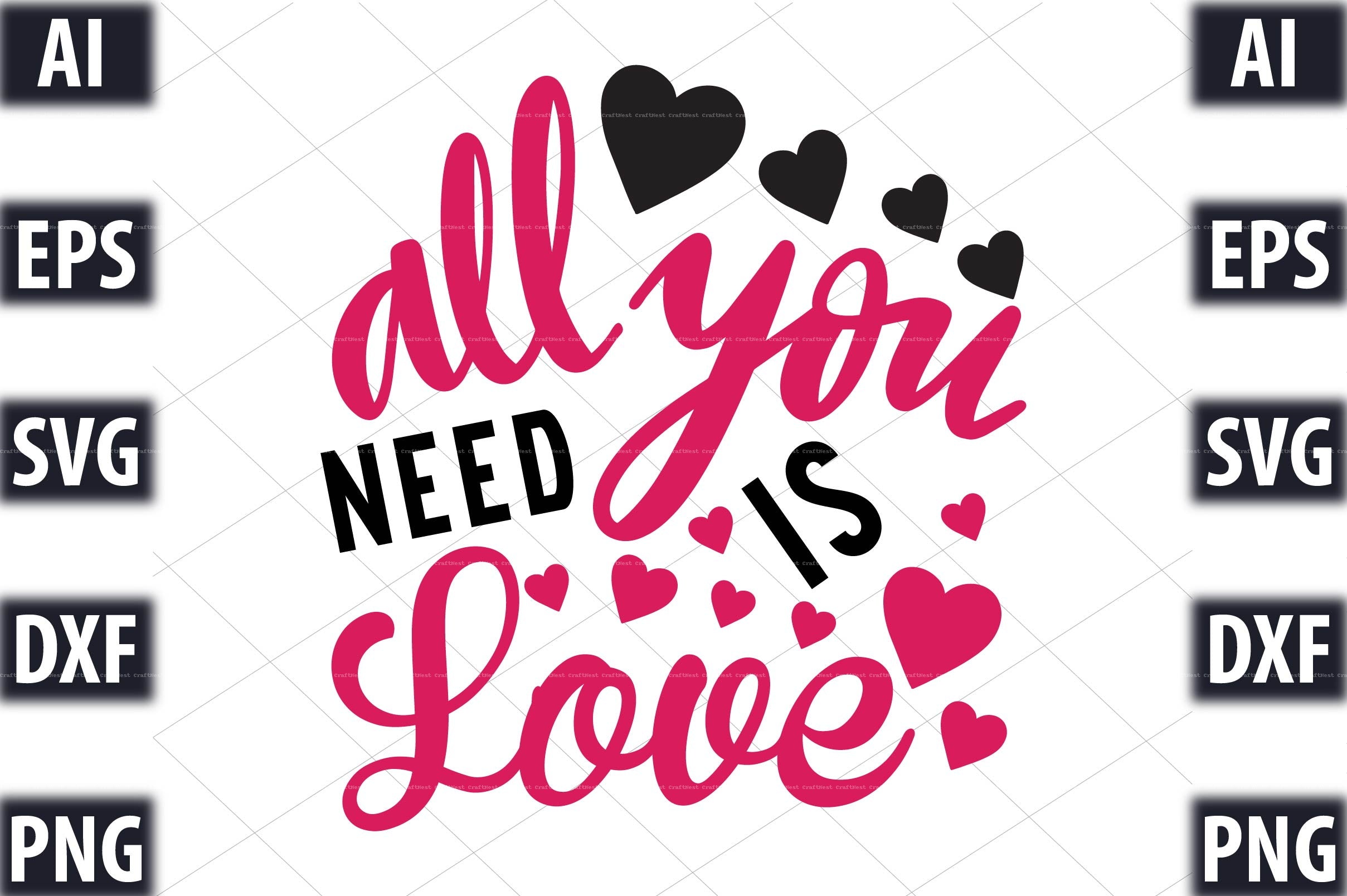 Valentine's Day SVG Design Bundle