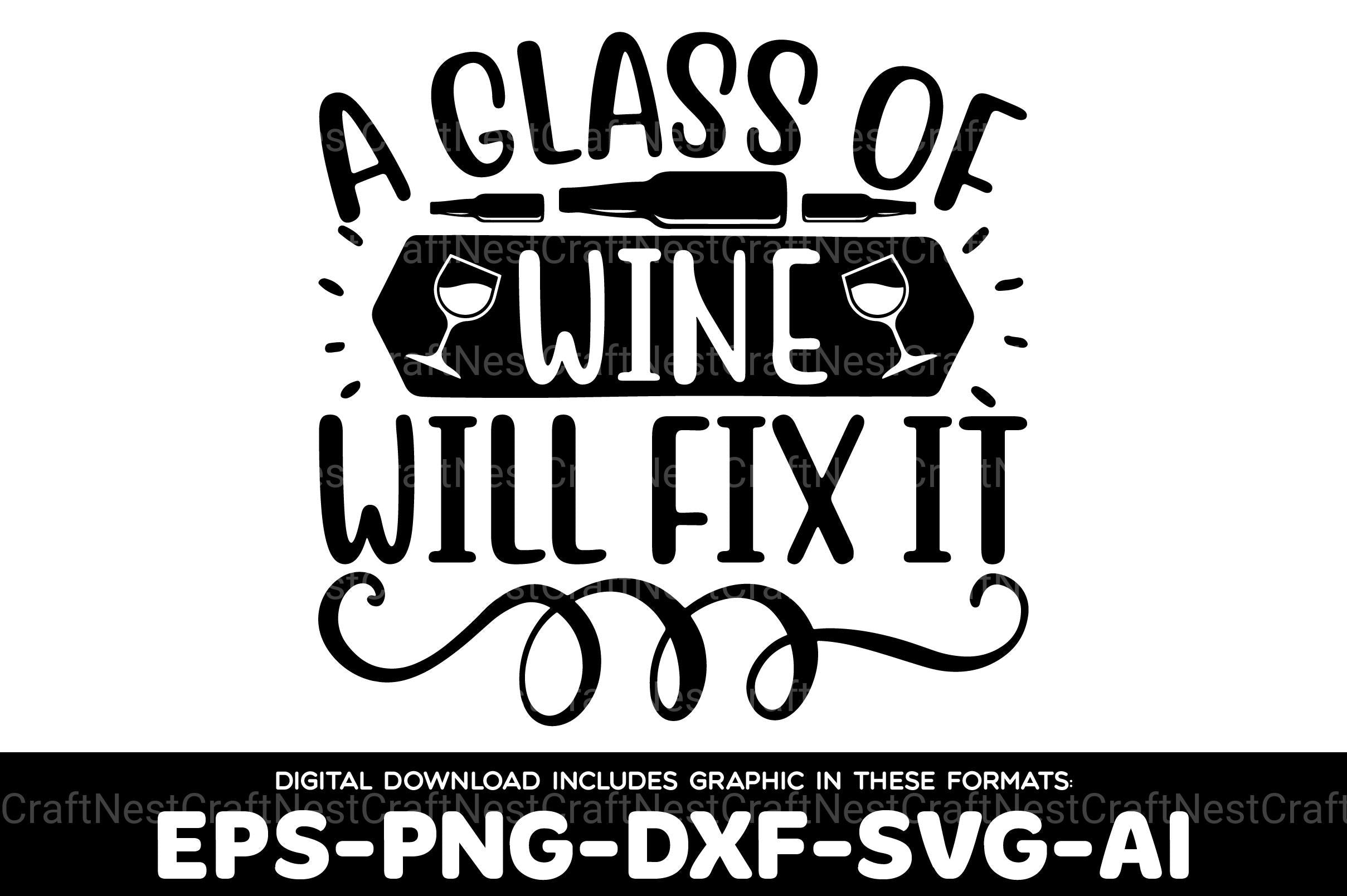 Wine SVG Bundle 2 - CraftNest - Digital Crafting and Art