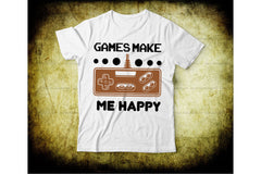 Gaming And Gamer T-Shirt Bundle 1 - CraftNest - Digital Crafting and Art
