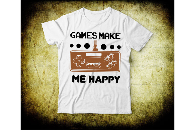 Gaming And Gamer T-Shirt Bundle 1 - CraftNest - Digital Crafting and Art