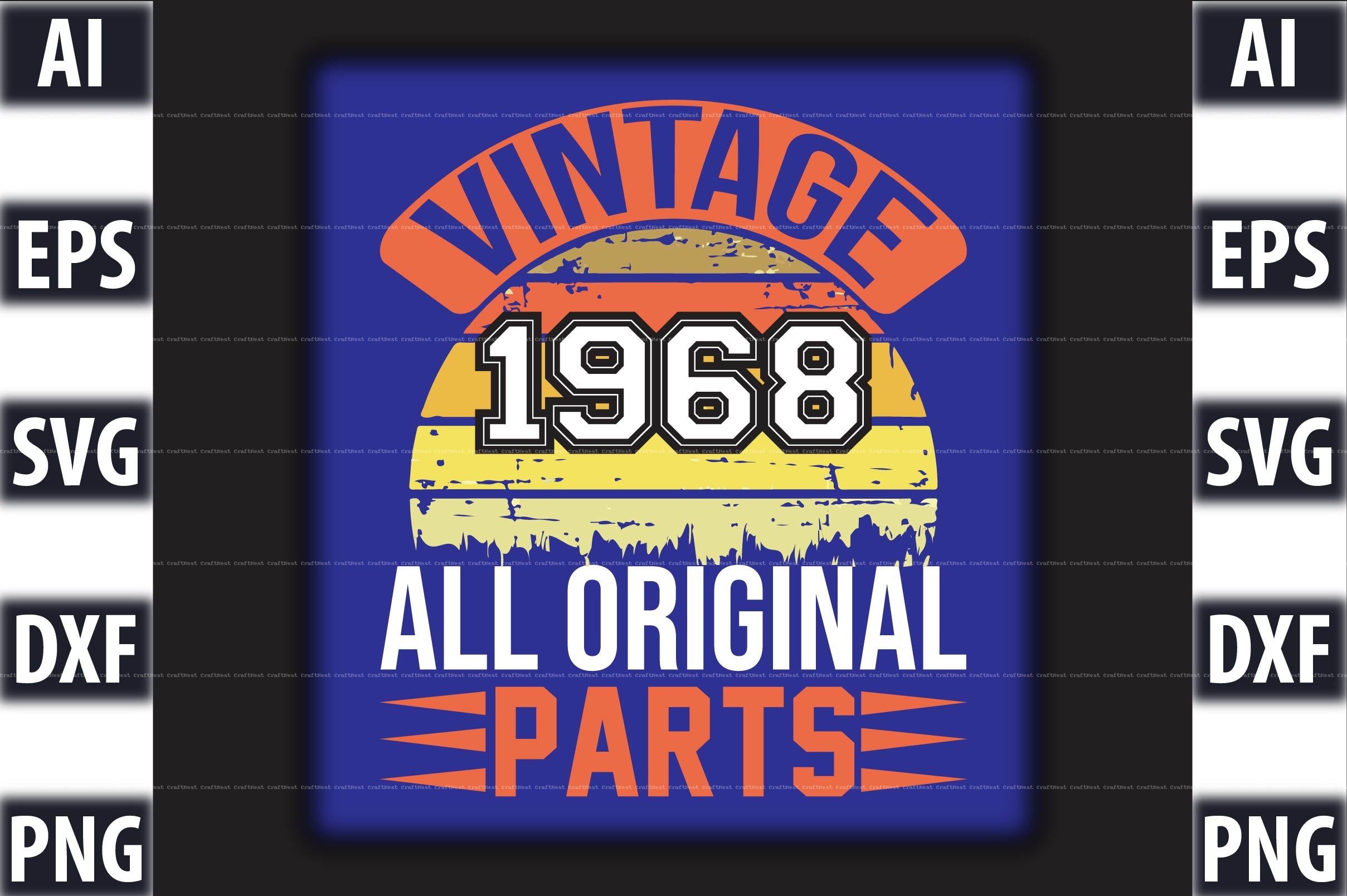 Vintage T-Shirt Design SVG Bundle 2