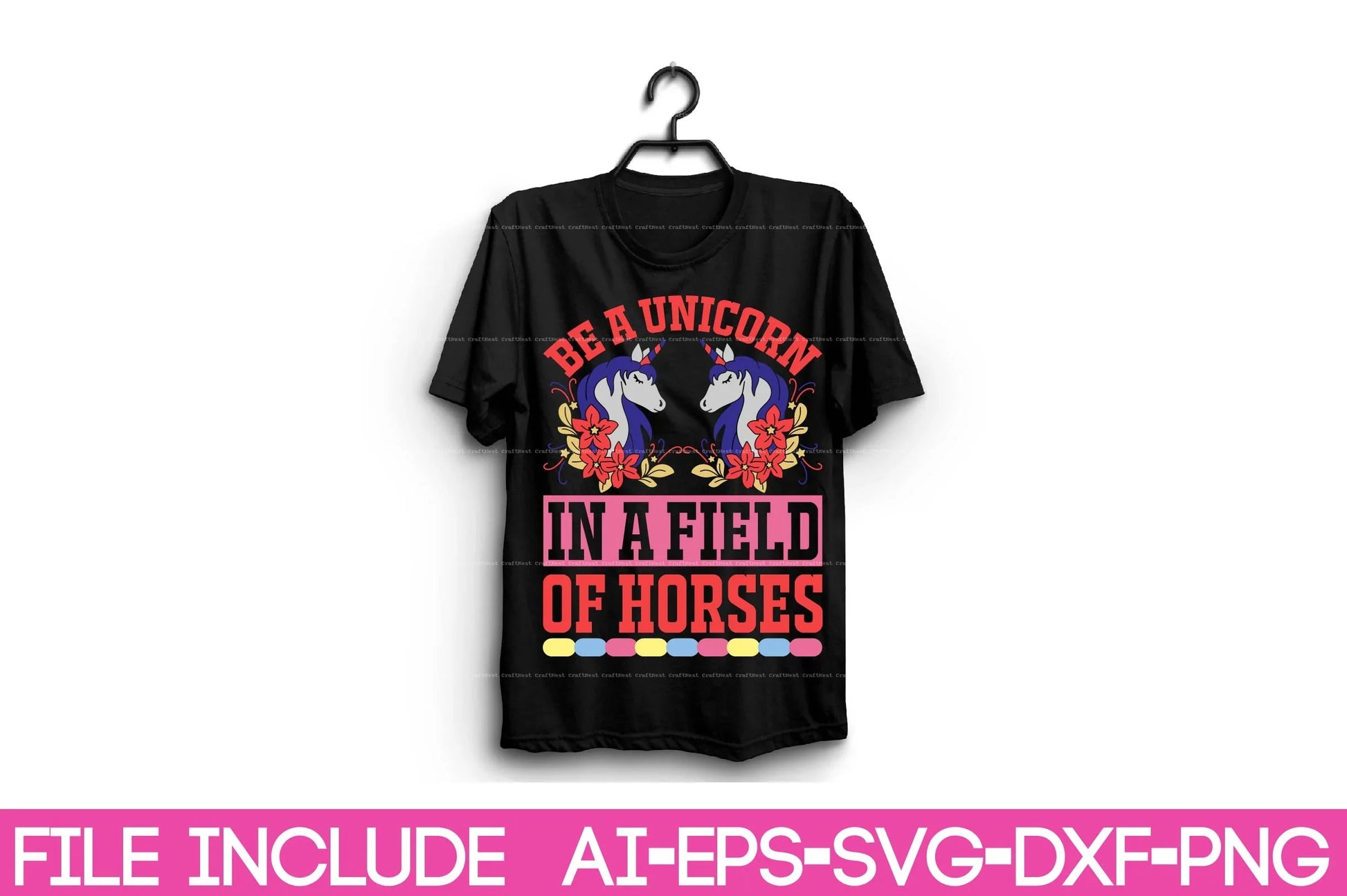 Unicorn T-Shirt Design SVG Bundle 4 - CraftNest - Digital Crafting and Art