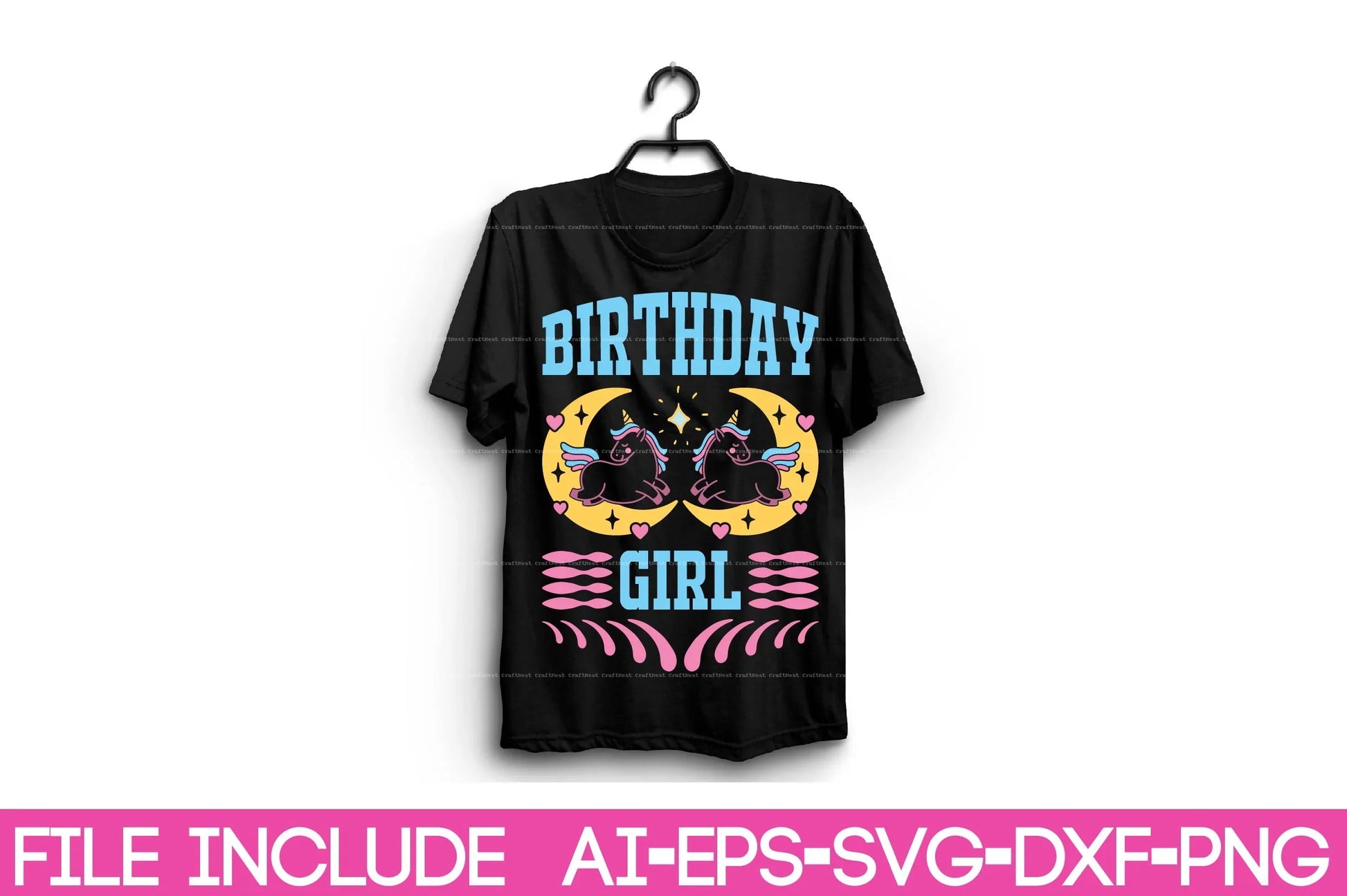 Unicorn T-Shirt Design SVG Bundle 4 - CraftNest - Digital Crafting and Art