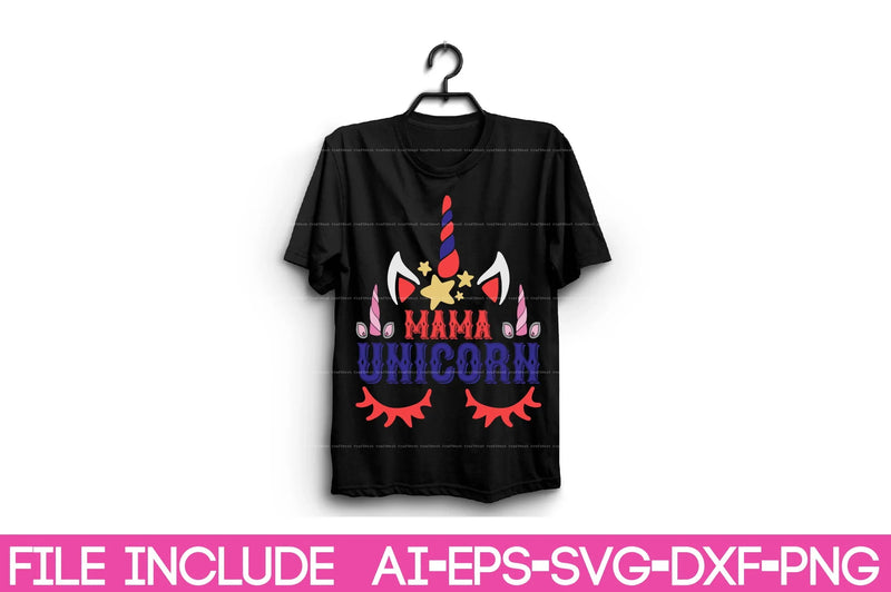 Unicorn T-Shirt Design SVG Bundle 4 - CraftNest - Digital Crafting and Art