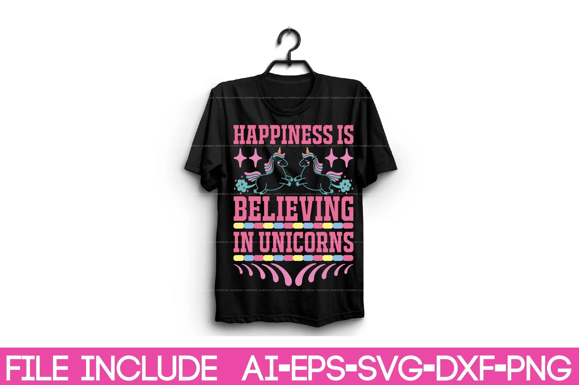Unicorn T-Shirt Design SVG Bundle 4 - CraftNest - Digital Crafting and Art