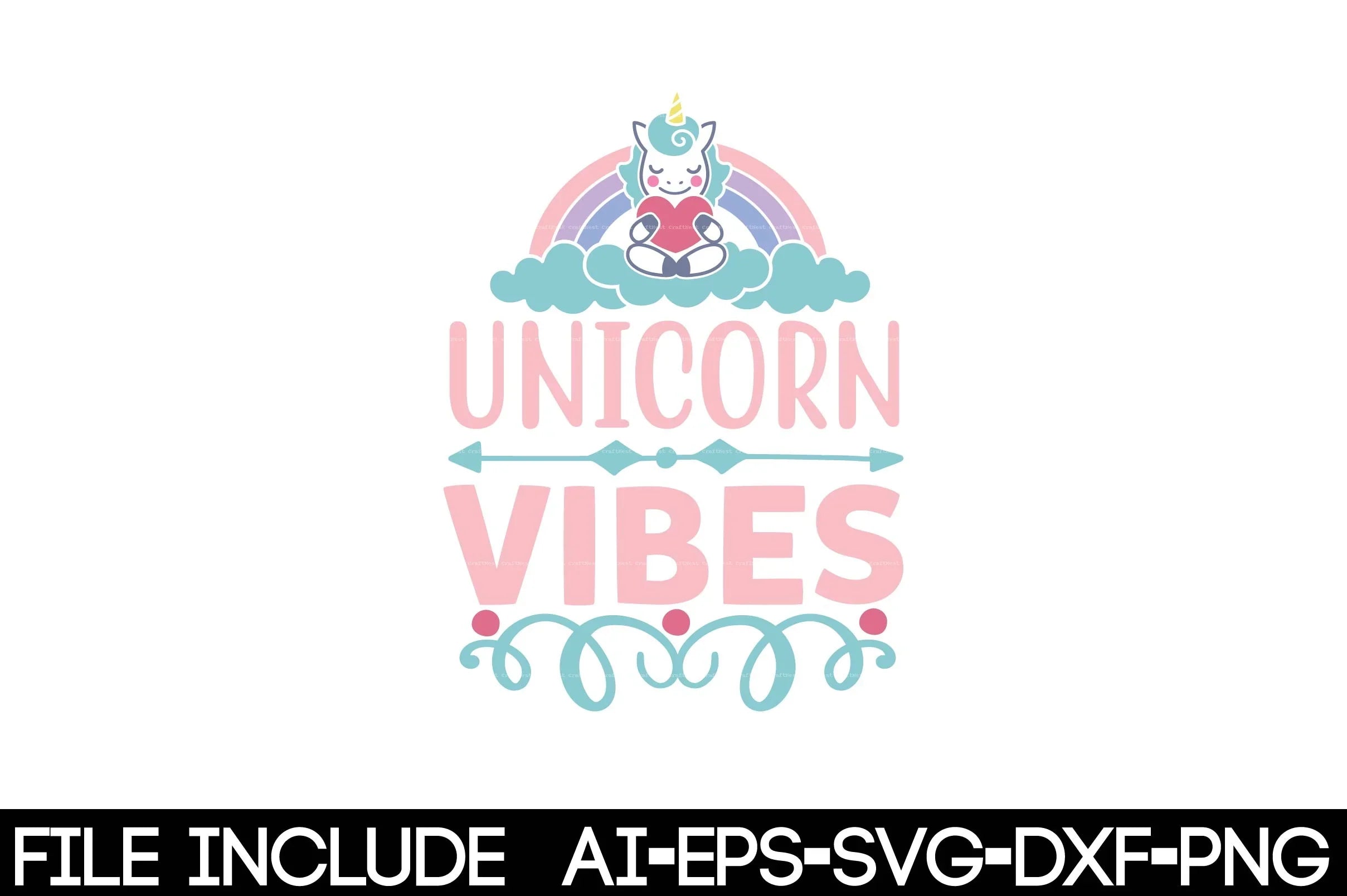 Unicorn SVG Bundle for Crafting and Design - CraftNest - Digital Crafting and Art