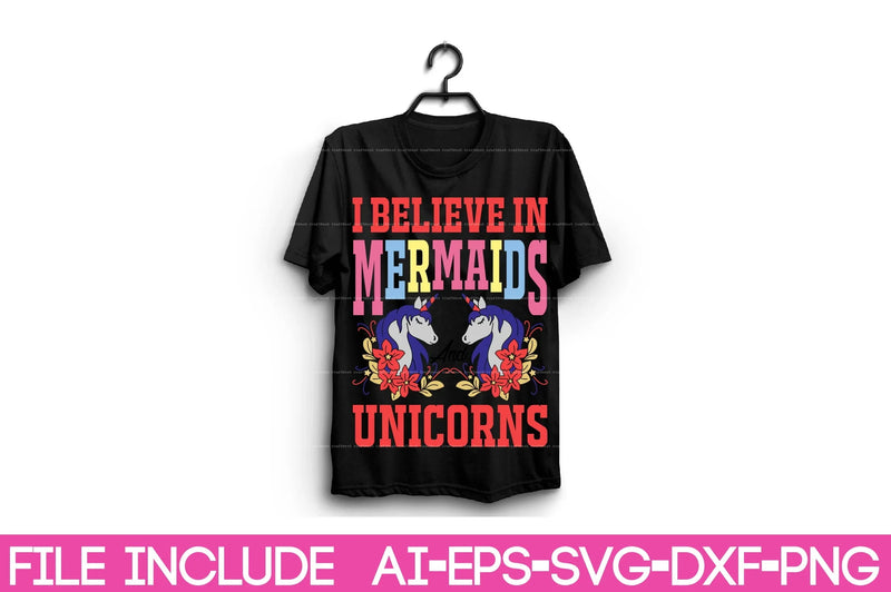 Unicorn T-Shirt Design SVG Bundle 4 - CraftNest - Digital Crafting and Art