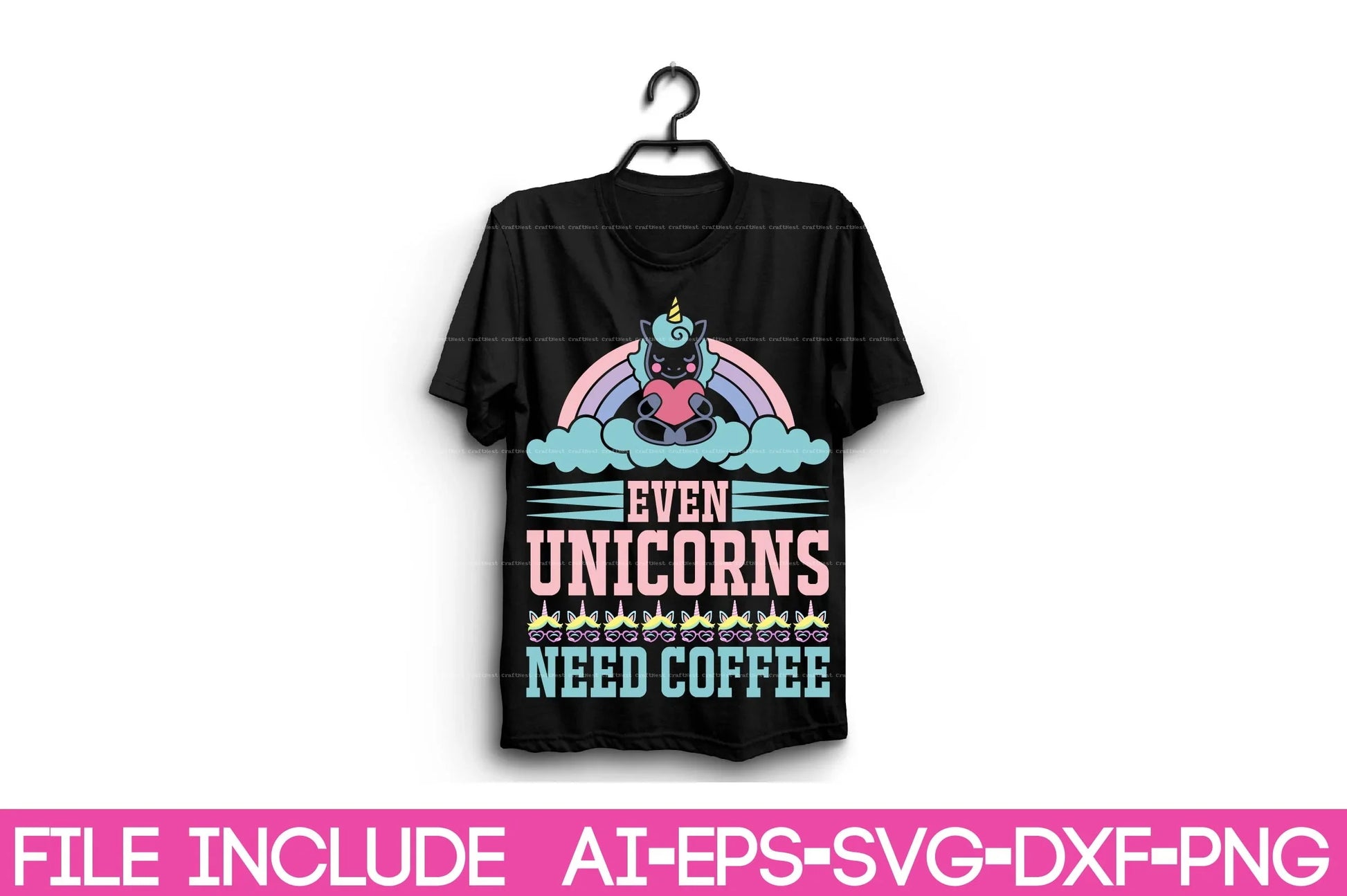 Unicorn T-Shirt Design SVG Bundle 4 - CraftNest - Digital Crafting and Art