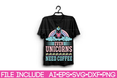 Unicorn T-Shirt Design SVG Bundle 4 - CraftNest - Digital Crafting and Art
