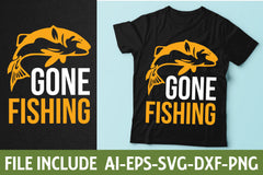 Fishing T-Shirt Bundle 6 - CraftNest - Digital Crafting and Art