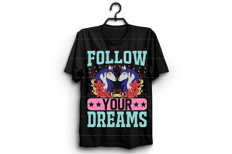 Unicorn T-Shirt Design SVG Bundle - CraftNest - Digital Crafting and Art