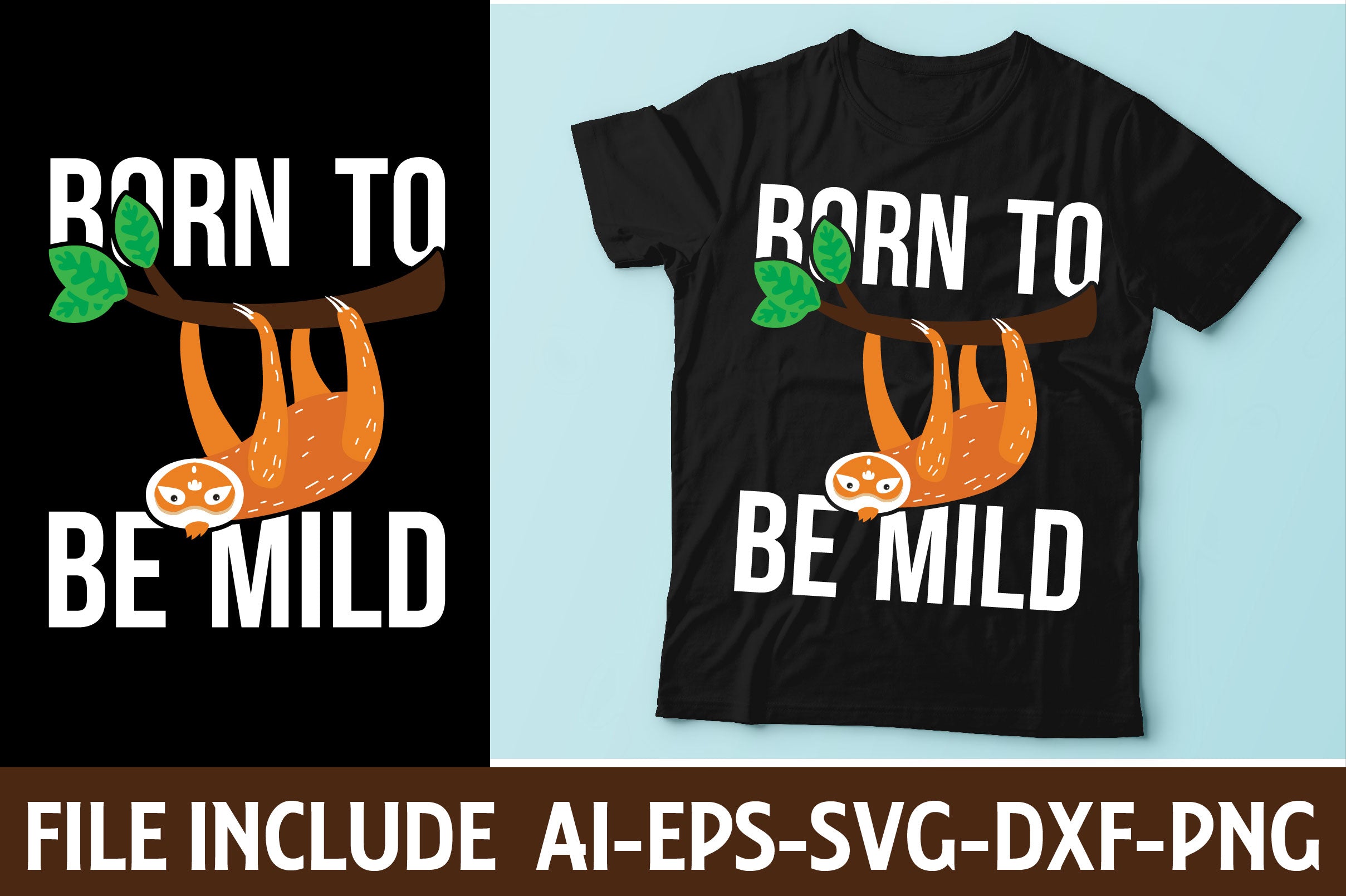 Sloth T-Shirt Bundle - CraftNest - Digital Crafting and Art