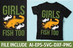 Fishing T-Shirt Bundle 6 - CraftNest - Digital Crafting and Art