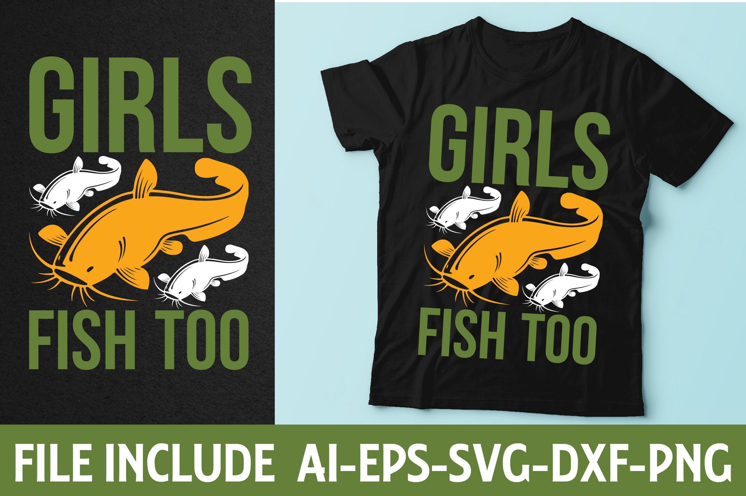 Fishing T-Shirt Bundle 6 - CraftNest - Digital Crafting and Art