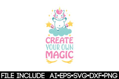 Unicorn SVG Bundle for Crafting - CraftNest - Digital Crafting and Art
