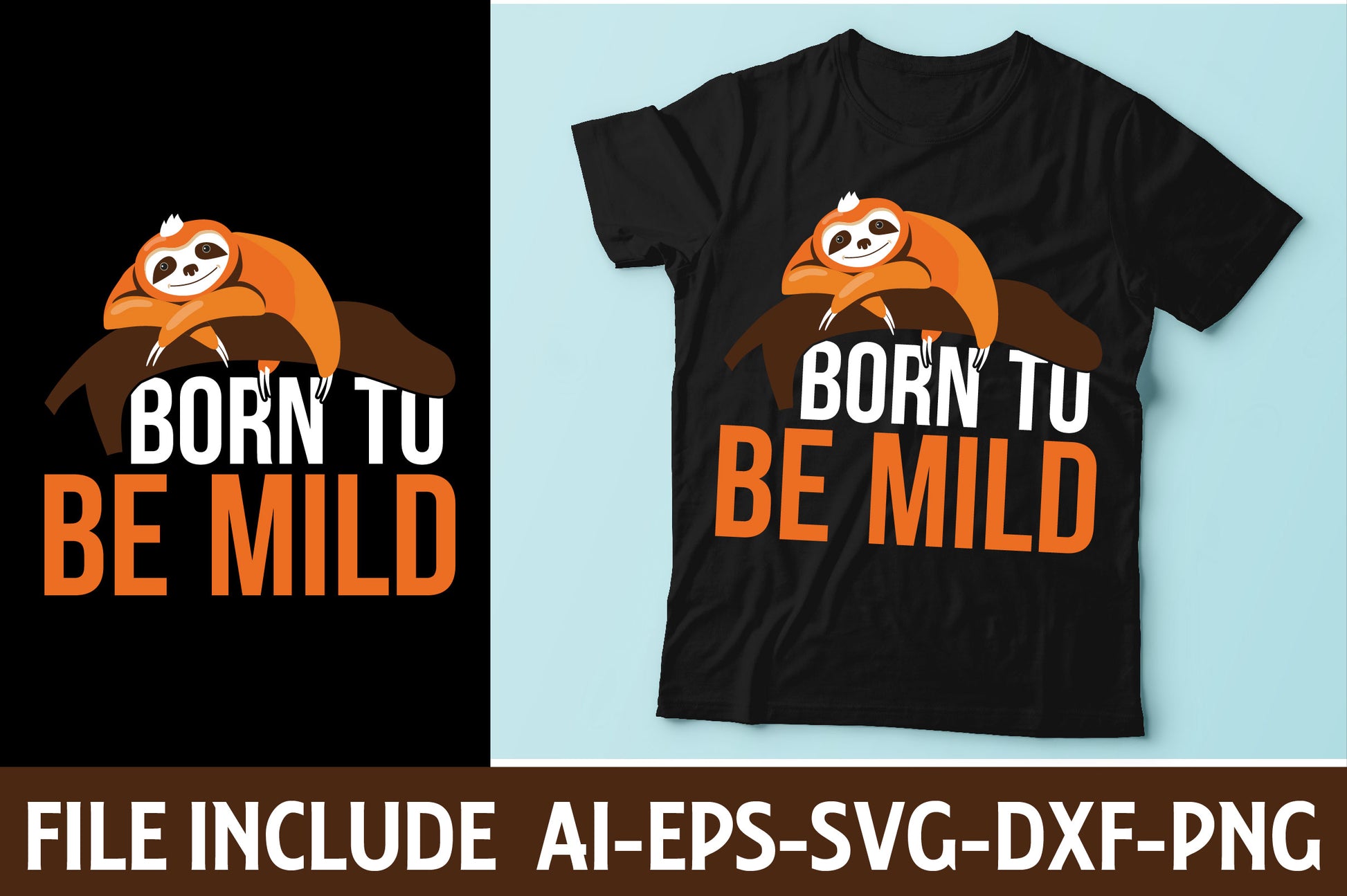 Sloth T-Shirt Bundle - CraftNest - Digital Crafting and Art