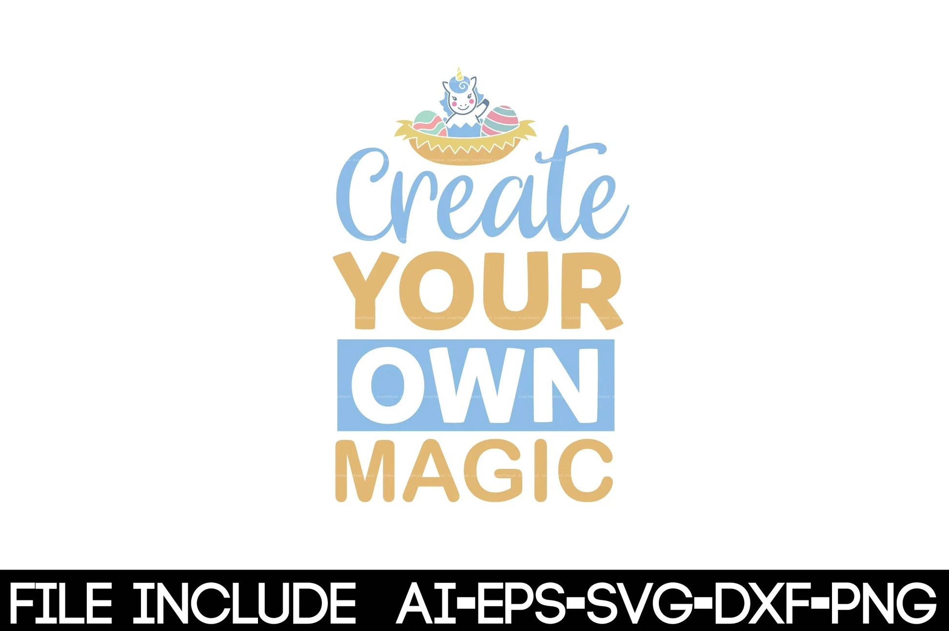 Unicorn SVG Bundle for Crafting and Design - CraftNest - Digital Crafting and Art