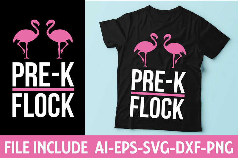 Flamingo T-Shirt Bundle - CraftNest - Digital Crafting and Art