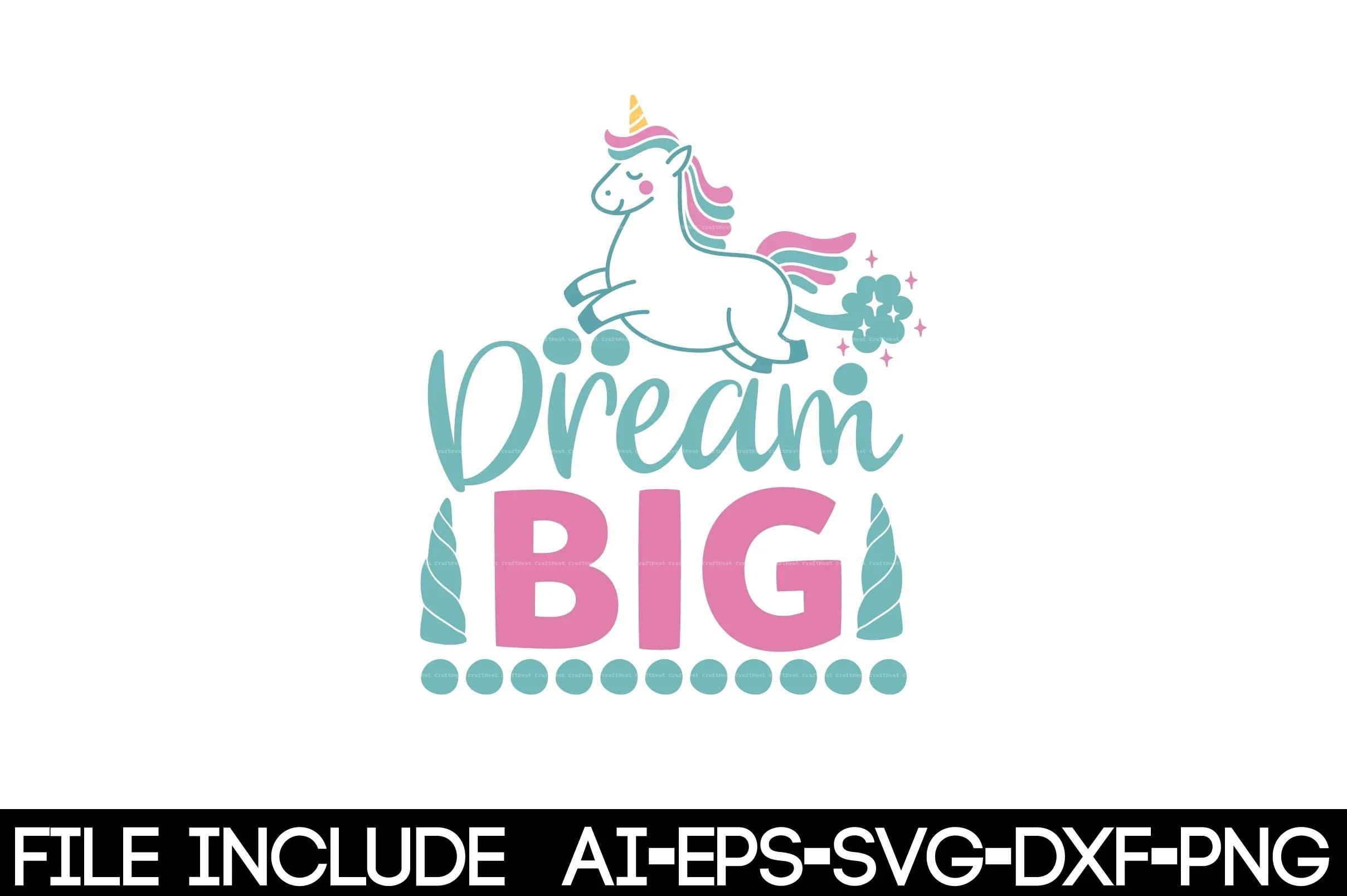 Unicorn SVG Bundle for Crafting and Design - CraftNest - Digital Crafting and Art