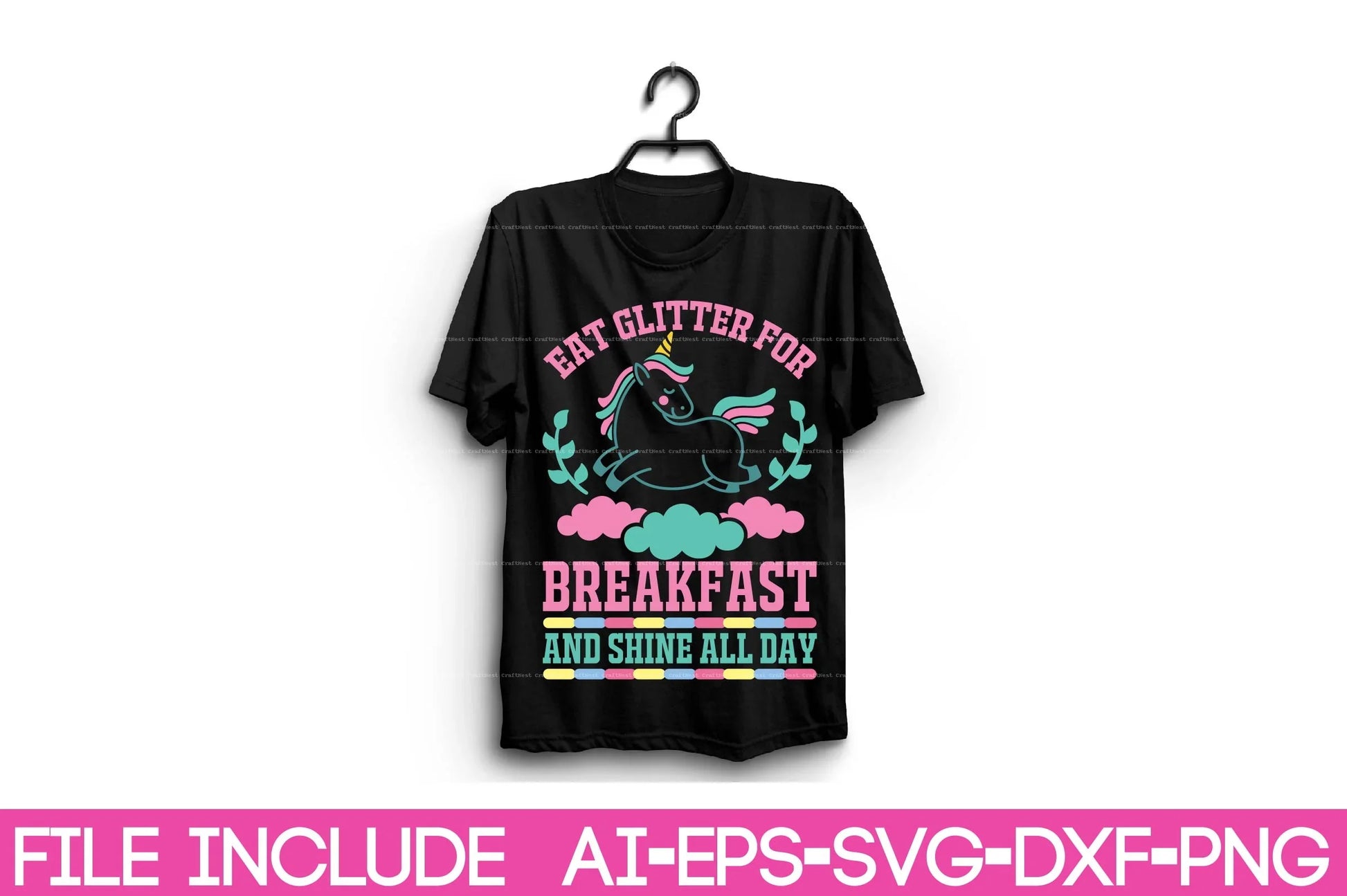 Unicorn T-Shirt Design SVG Bundle 4 - CraftNest - Digital Crafting and Art