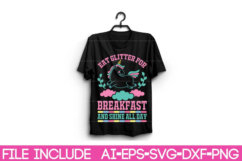 Unicorn T-Shirt Design SVG Bundle 4 - CraftNest - Digital Crafting and Art