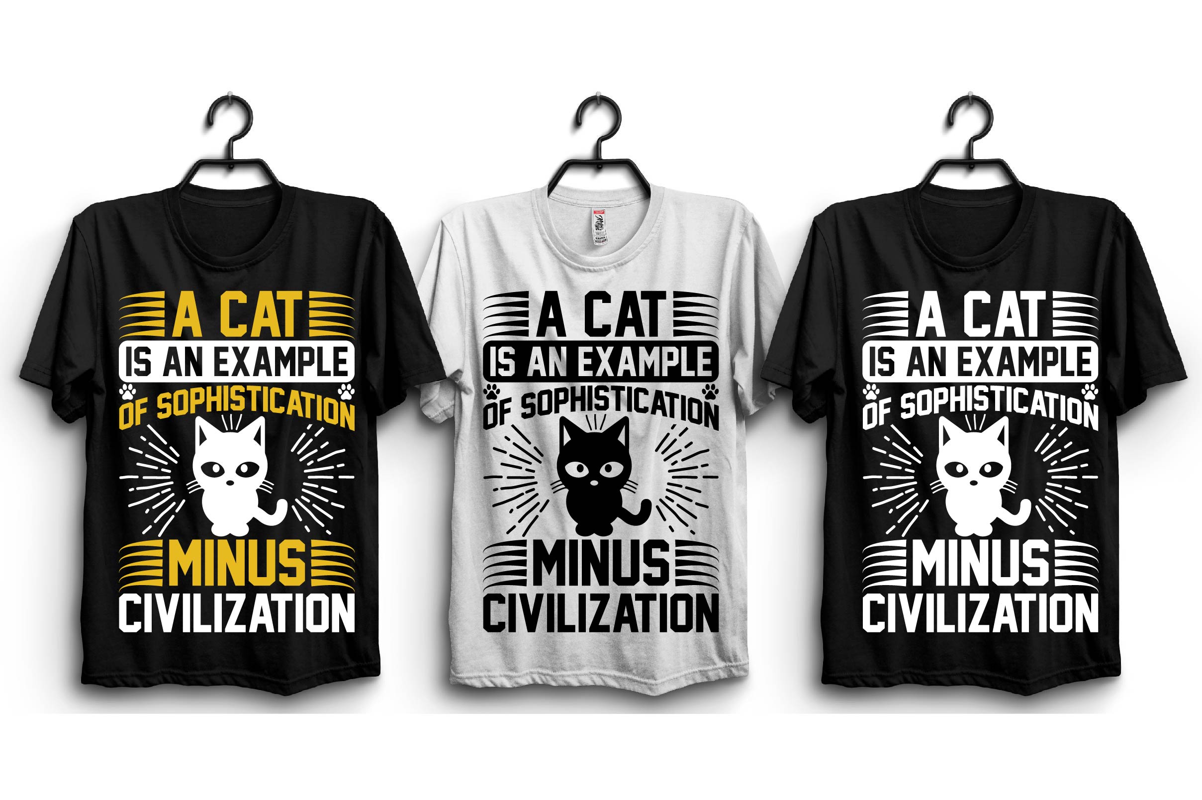 Cat T-Shirt Bundle 2 - CraftNest - Digital Crafting and Art