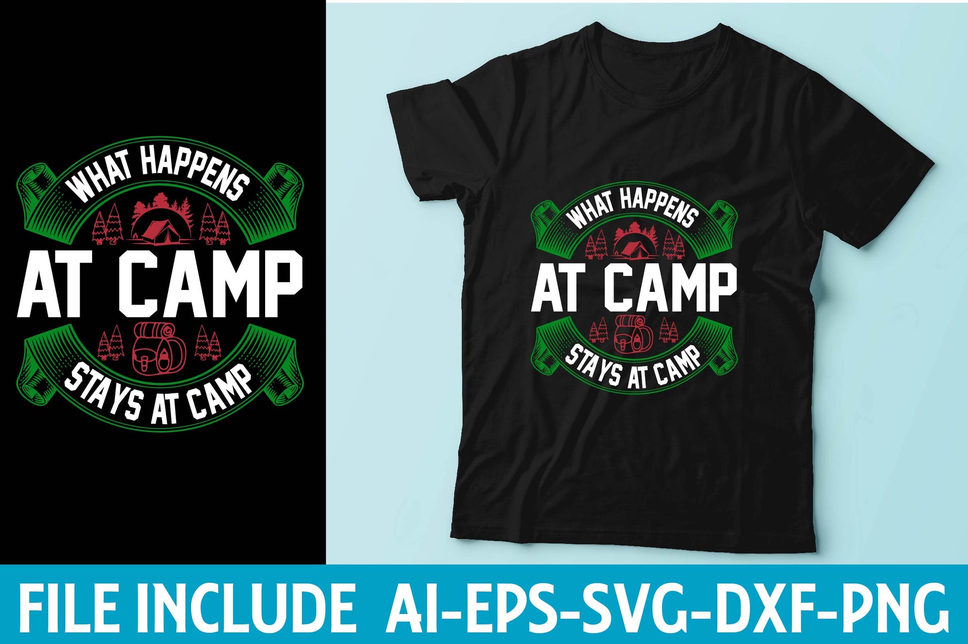 Camping T-Shirt Bundle 2 - CraftNest - Digital Crafting and Art