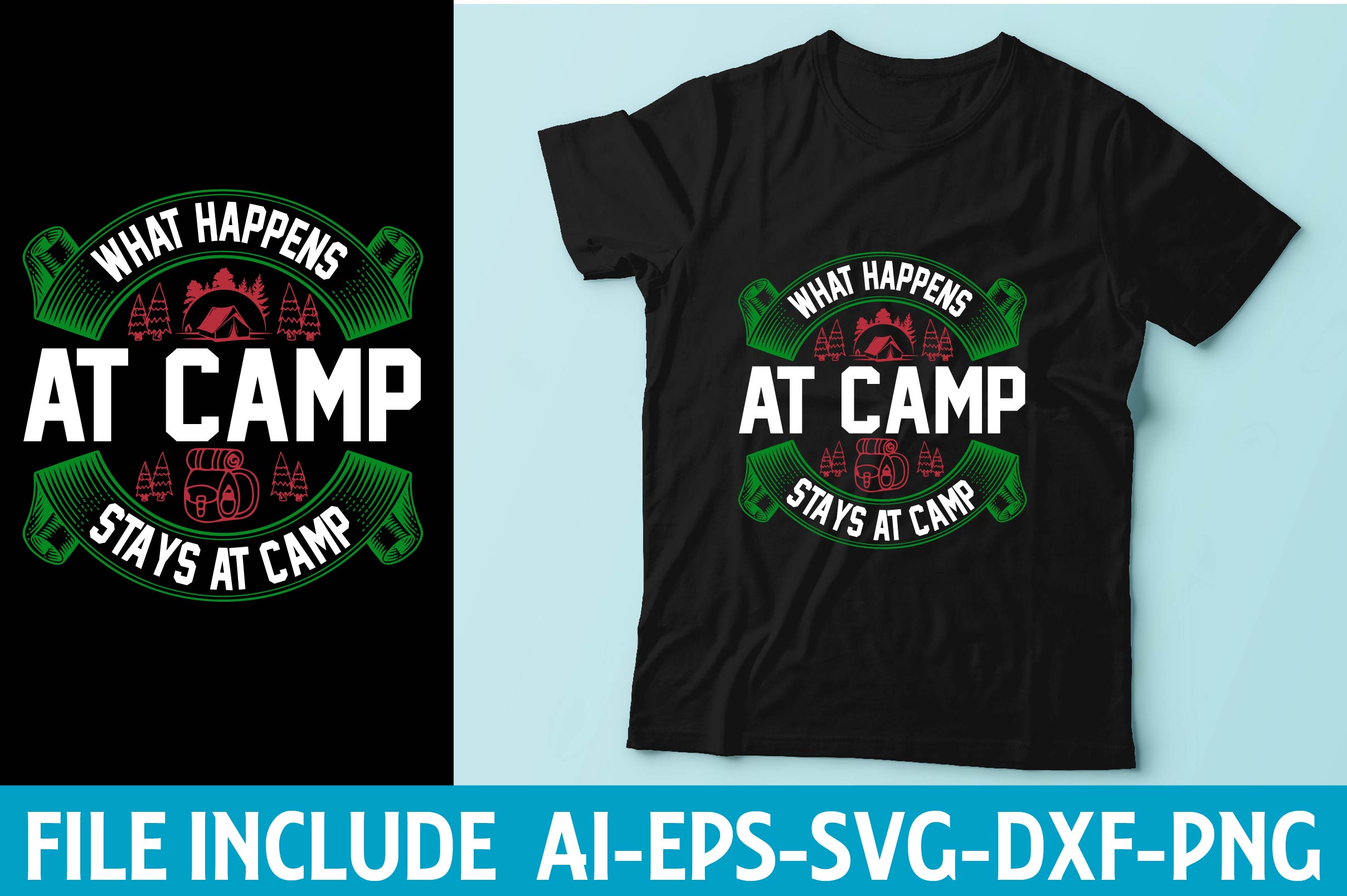 Camping T-Shirt Bundle 2 - CraftNest - Digital Crafting and Art