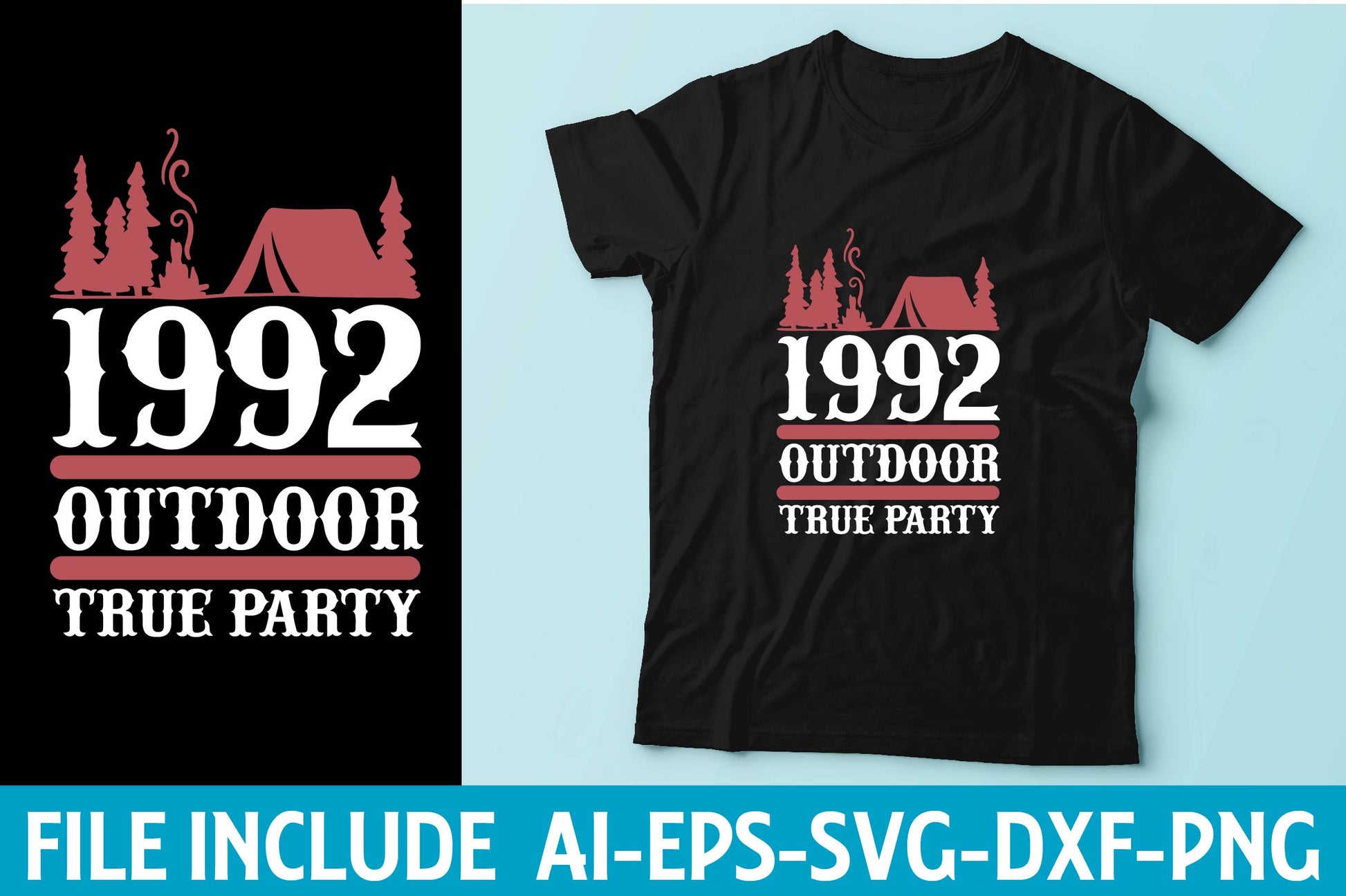 Camping T-Shirt Bundle 4 - CraftNest - Digital Crafting and Art