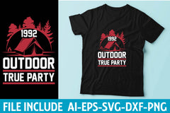 Camping T-Shirt Bundle 4 - CraftNest - Digital Crafting and Art