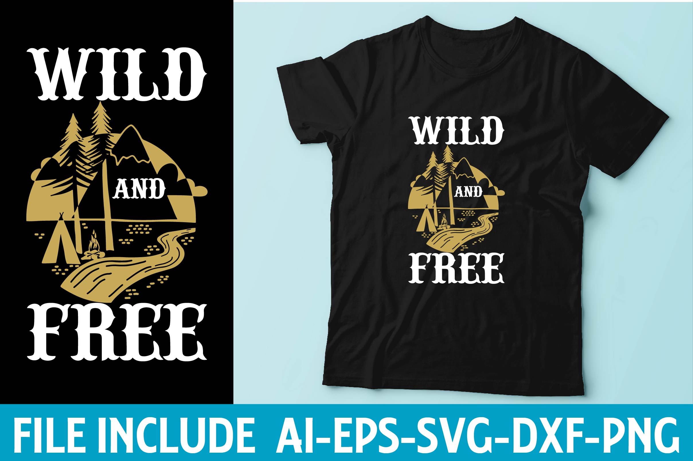 Camping T-Shirt Bundle 2 - CraftNest - Digital Crafting and Art