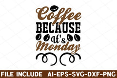 Coffee SVG Bundle 3 - CraftNest - Digital Crafting and Art