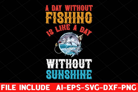 Fishing T-Shirt Bundle 3 - CraftNest - Digital Crafting and Art