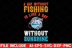 Fishing T-Shirt Bundle 3 - CraftNest - Digital Crafting and Art