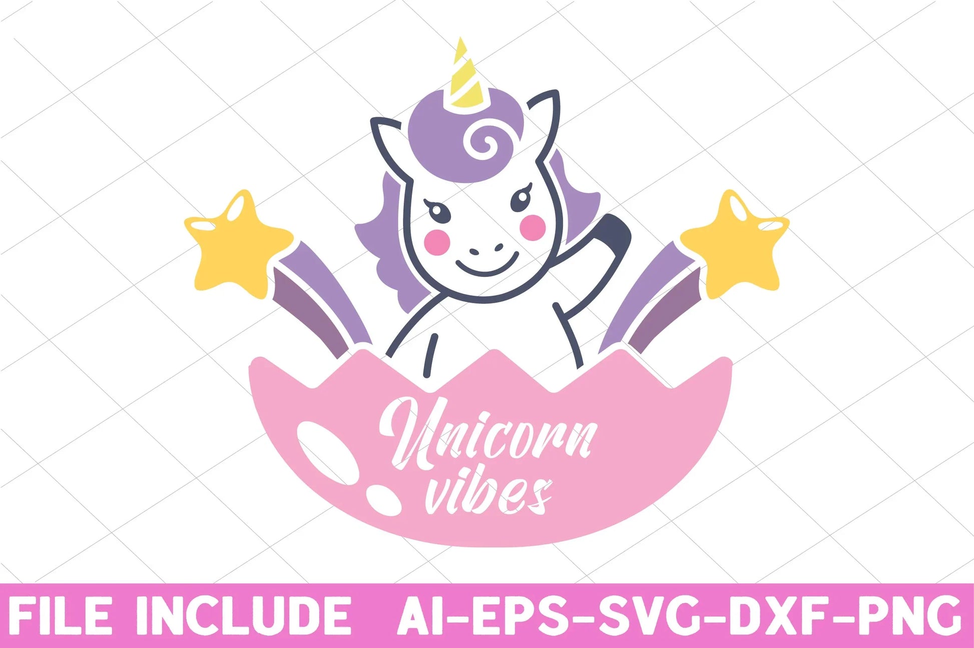 Unicorn SVG Bundle 5 - CraftNest - Digital Crafting and Art