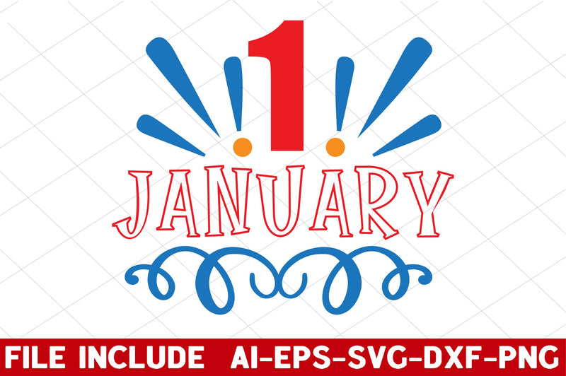 New Year SVG Bundle - CraftNest - Digital Crafting and Art