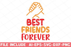 Friendship SVG Bundle - CraftNest - Digital Crafting and Art